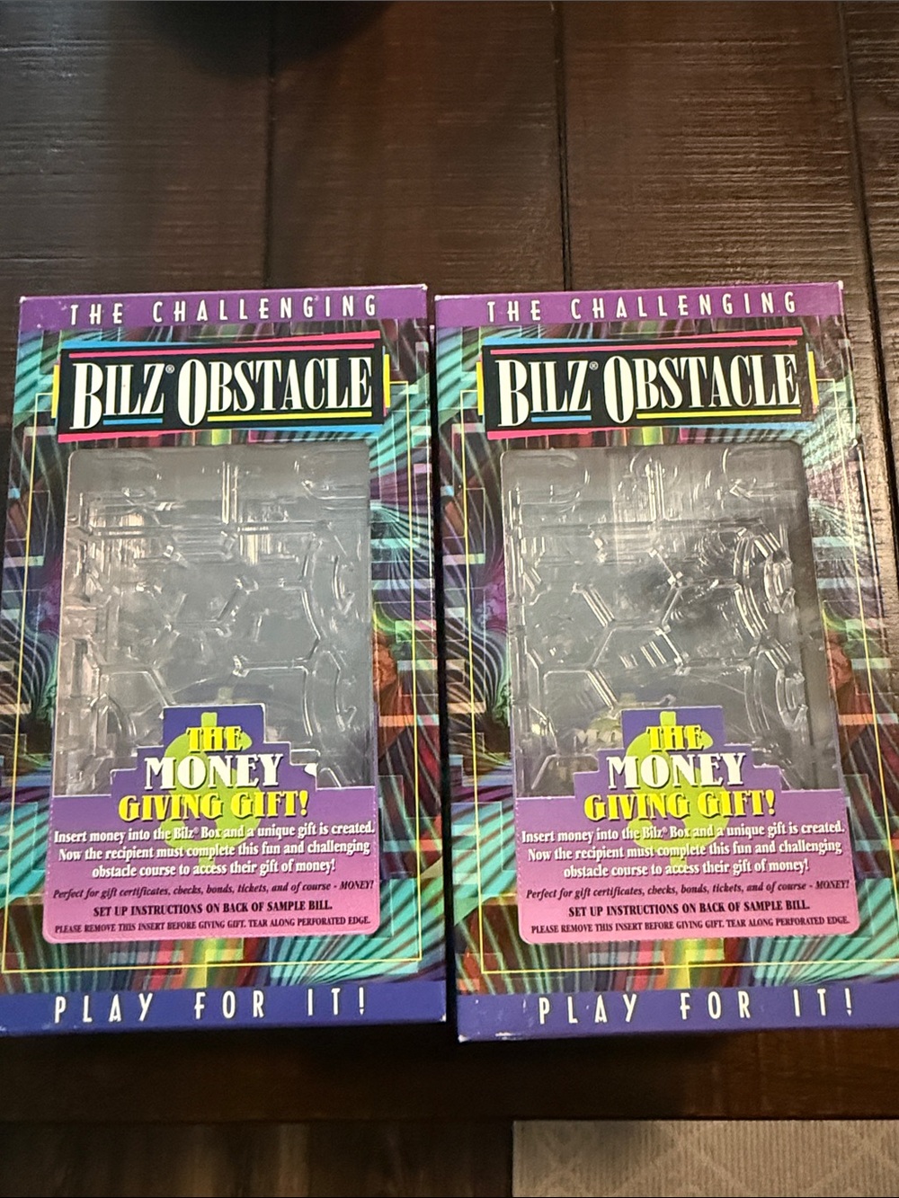 Bilz Obstacle Money Giving Gift Game - Purple Multicolor Packaging (4 total)
